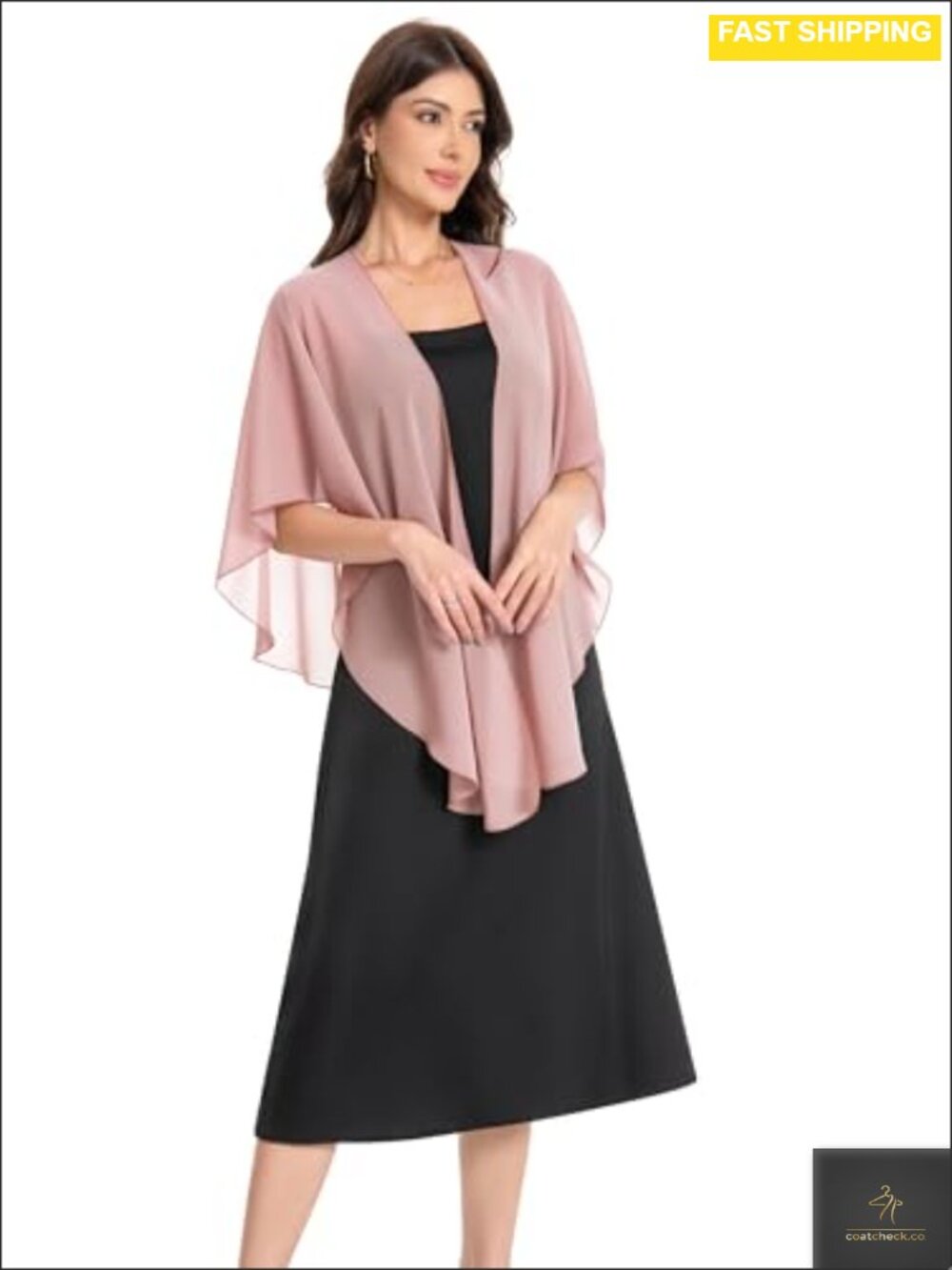 Sheer Chiffon Shawl Wrap Elegant Soft Scarf for Evening Dresses